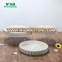 Professional design decorative round ceramic bakeware sets